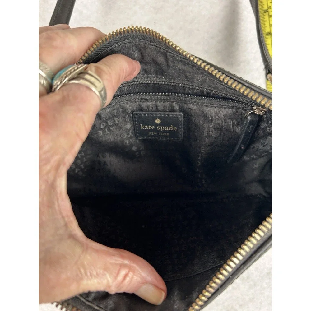 Kate Spade New York Sawyer Declan Street Chain Crossbody Bag  WKU6081 Black